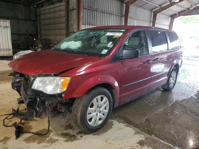 2C4RDGBG5GR146960 - 2016 DODGE GRAND CARA SE RED photo 1