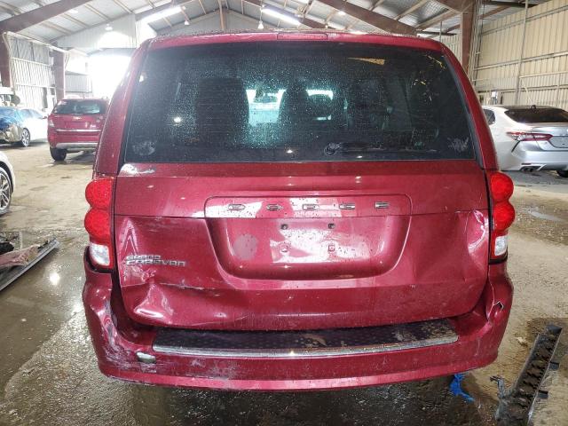 2C4RDGBG5GR146960 - 2016 DODGE GRAND CARA SE RED photo 6