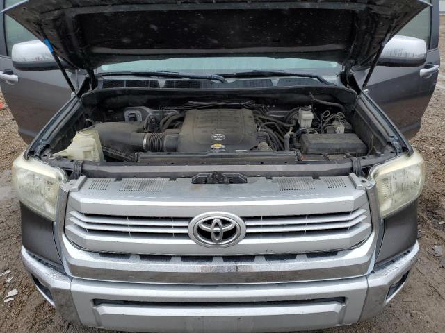 5TFGY5F14EX148221 - 2014 TOYOTA TUNDRA CREWMAX PLATINUM Grau Foto 11