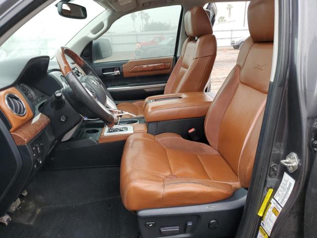 5TFGY5F14EX148221 - 2014 TOYOTA TUNDRA CREWMAX PLATINUM Grau Foto 7