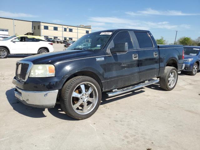 1FTRW12W47KC43113 - 2007 FORD F150 SUPERCREW BLACK photo 1