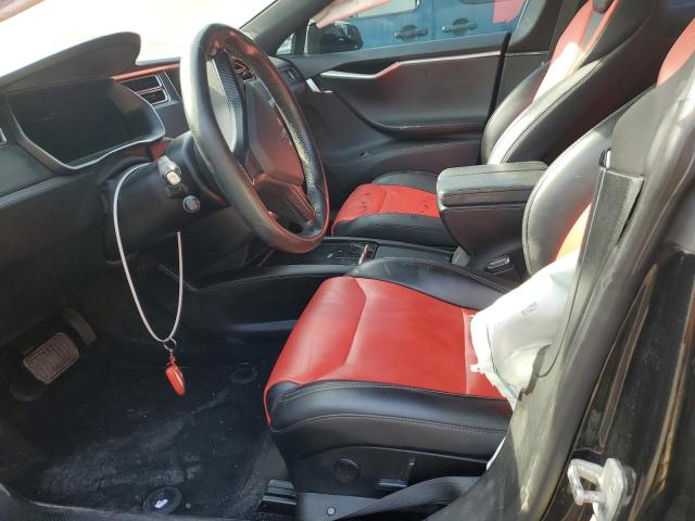 5YJSA1E27JF234256 - 2018 TESLA MODEL S შავი ფოტო 7