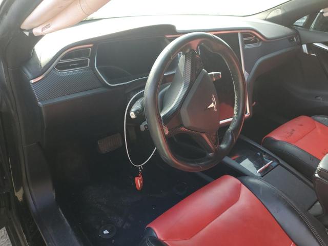 5YJSA1E27JF234256 - 2018 TESLA MODEL S შავი ფოტო 8