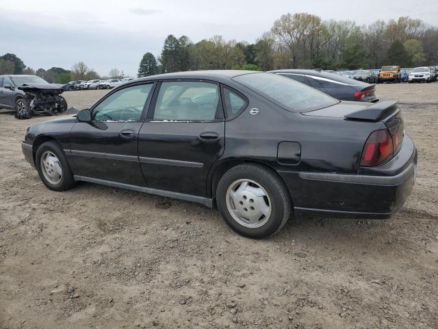 2G1WF52E649141318 - 2004 CHEVROLET IMPALA BLACK photo 2