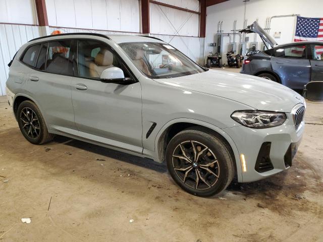 5UX53DP07N9N42689 - 2022 BMW X3 XDRIVE30I GRAY photo 4