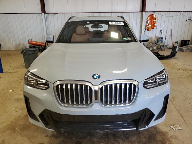 5UX53DP07N9N42689 - 2022 BMW X3 XDRIVE30I GRAY photo 5