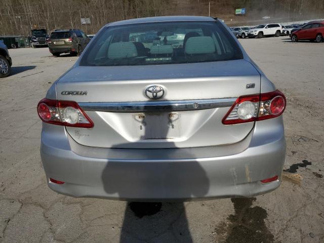 5YFBU4EE2DP148915 - 2013 TOYOTA COROLLA BASE فضي صورة 6