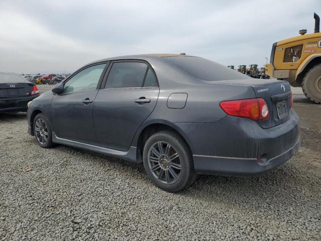 1NXBU40EX9Z039132 - 2009 TOYOTA COROLLA BASE Gris foto 2