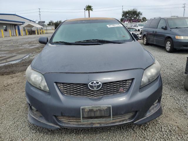 1NXBU40EX9Z039132 - 2009 TOYOTA COROLLA BASE Gris foto 5