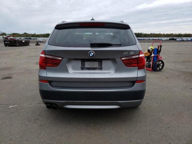 5UXWX9C53D0D01323 - 2013 BMW X3 XDRIVE28I SILVER photo 6