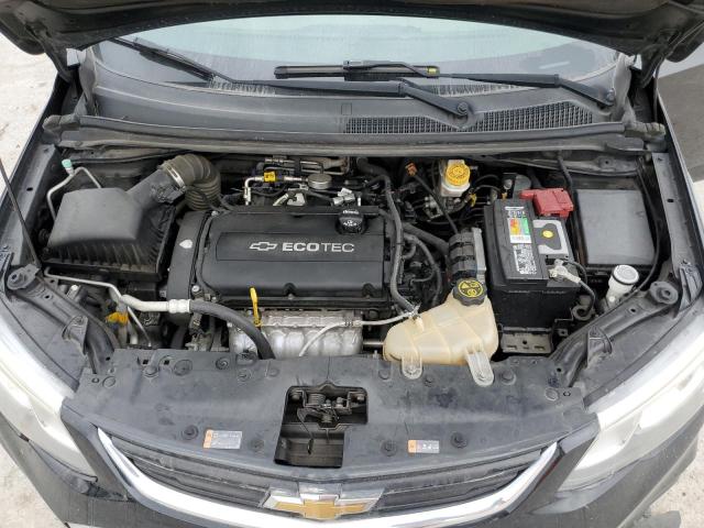 1G1JB5SHXH4162620 - 2017 CHEVROLET SONIC LS შავი ფოტო 11