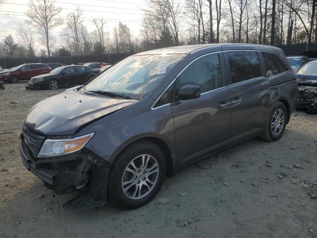 5FNRL5H64DB021218 - 2013 HONDA ODYSSEY EXL GRAY photo 1