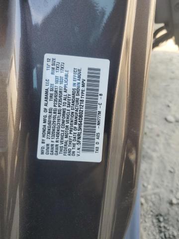 5FNRL5H64DB021218 - 2013 HONDA ODYSSEY EXL GRAY photo 13