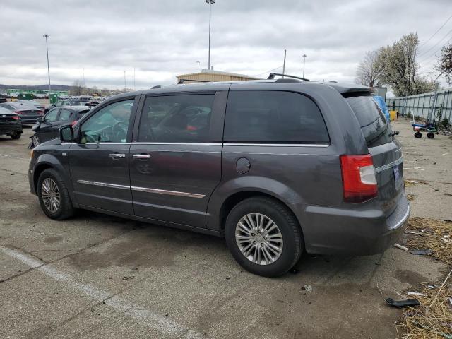 2C4RC1CG4ER297316 - 2014 CHRYSLER TOWN & COU TOURING L GRAY photo 2