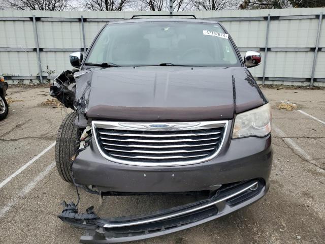 2C4RC1CG4ER297316 - 2014 CHRYSLER TOWN & COU TOURING L GRAY photo 5