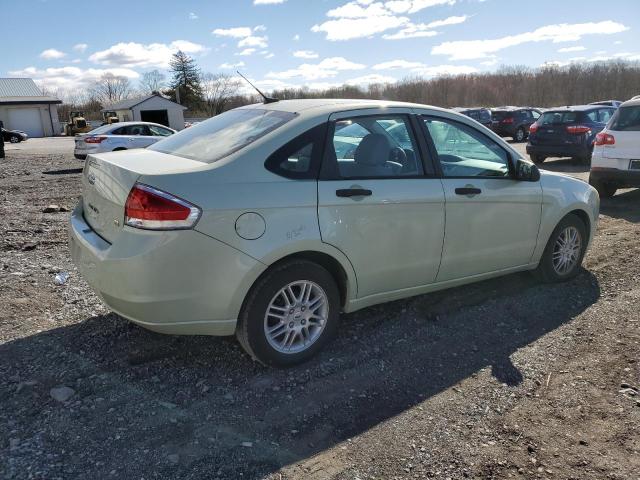 1FAHP3FN4BW140819 - 2011 FORD FOCUS SE GREEN photo 3