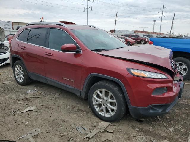 1C4PJLCB2FW573014 - 2015 JEEP CHEROKEE LATITUDE RED photo 4