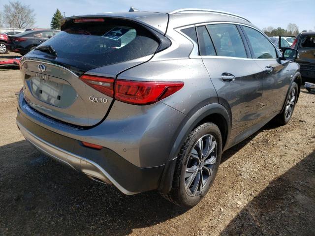 SJKCH5CR9JA046139 - 2018 INFINITI QX30 PURE BASE GRAY photo 3