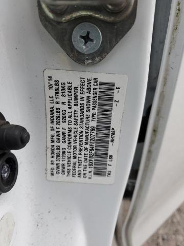 19XFB2F94FE207769 - 2015 HONDA CIVIC EXL 白色 照片 12