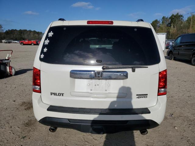 5FNYF4H94DB027642 - 2013 HONDA PILOT TOURING WHITE photo 6