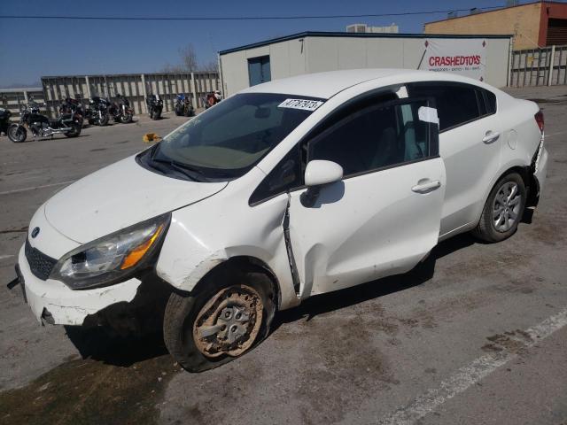 KNADM4A38G6670521 - 2016 KIA RIO LX WHITE photo 1