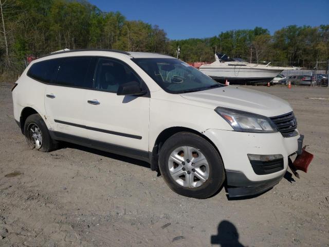 1GNKVFKD1DJ258323 - 2013 CHEVROLET TRAVERSE LS WHITE photo 4