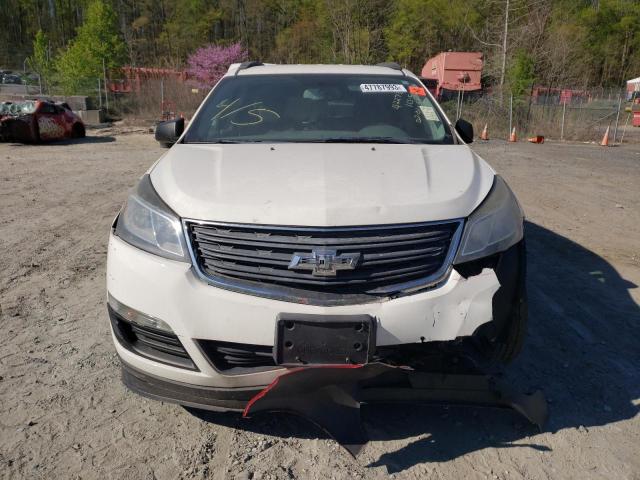 1GNKVFKD1DJ258323 - 2013 CHEVROLET TRAVERSE LS WHITE photo 5