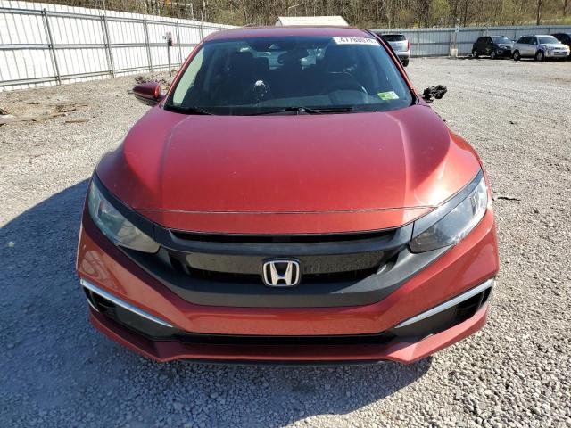 2HGFC2F67KH567265 - 2019 HONDA CIVIC LX RED photo 5