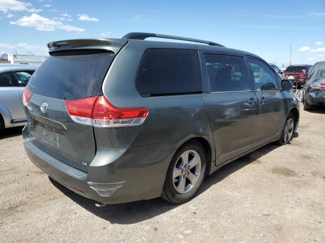 5TDKK3DC0ES425716 - 2014 TOYOTA SIENNA LE GREEN photo 3