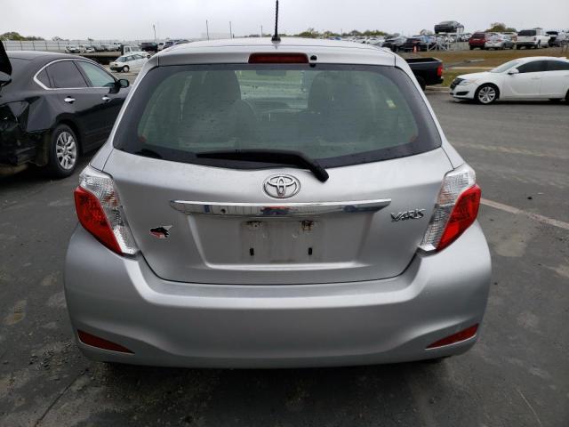 JTDKTUD38ED596759 - 2014 TOYOTA YARIS SILVER photo 6