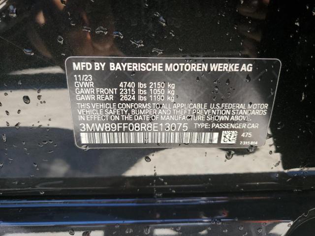 3MW89FF08R8E13075 - 2024 BMW 330XI BLACK photo 12