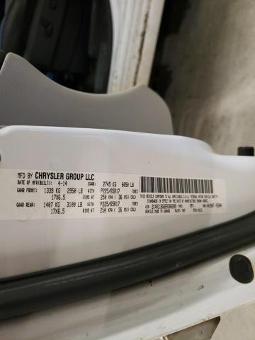 2C4RC1BG6ER383289 - 2014 CHRYSLER TOWN & COU TOURING WHITE photo 13