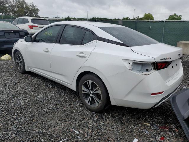 3N1AB8CV4NY207415 - 2022 NISSAN SENTRA SV WHITE photo 2