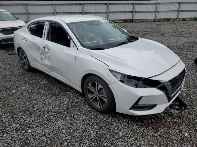 3N1AB8CV4NY207415 - 2022 NISSAN SENTRA SV WHITE photo 4