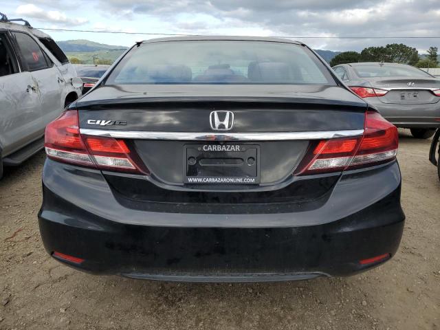 2HGFB2F56DH518720 - 2013 HONDA CIVIC LX BLACK photo 6