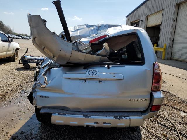 JTEZU14R950053485 - 2005 TOYOTA 4RUNNER SR5 SILVER photo 6