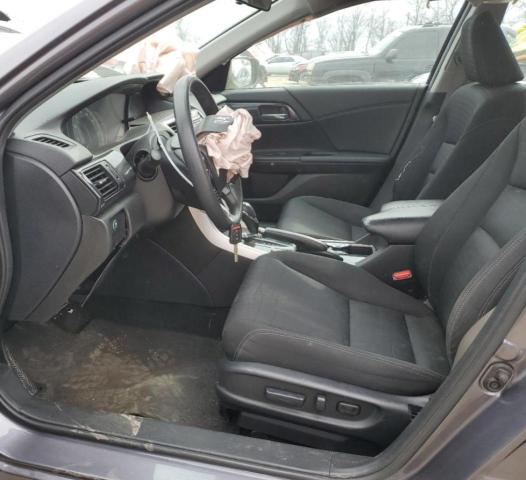 1HGCR2F43GA130210 - 2016 HONDA ACCORD LX GRAY photo 7