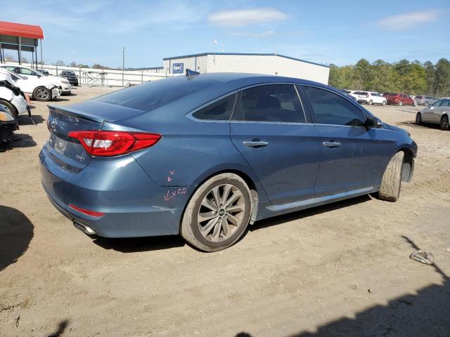 5NPE34AF7GH393077 - 2016 HYUNDAI SONATA SPORT BLUE photo 3