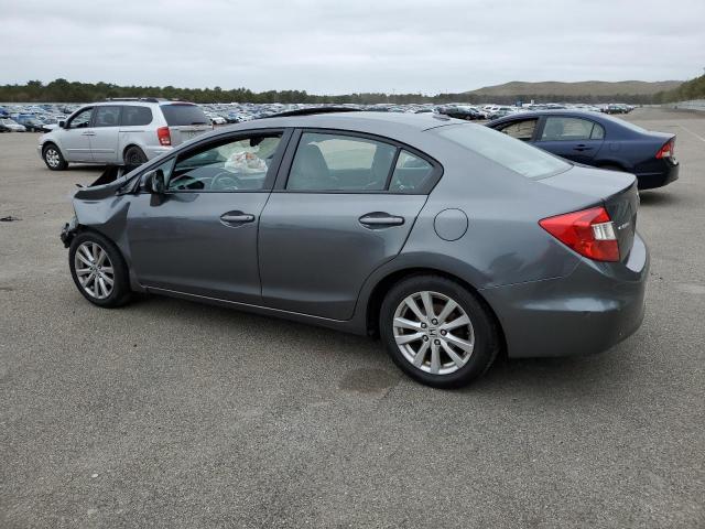 19XFB2F91CE347208 - 2012 HONDA CIVIC EXL ნაცრისფერი ფოტო 2