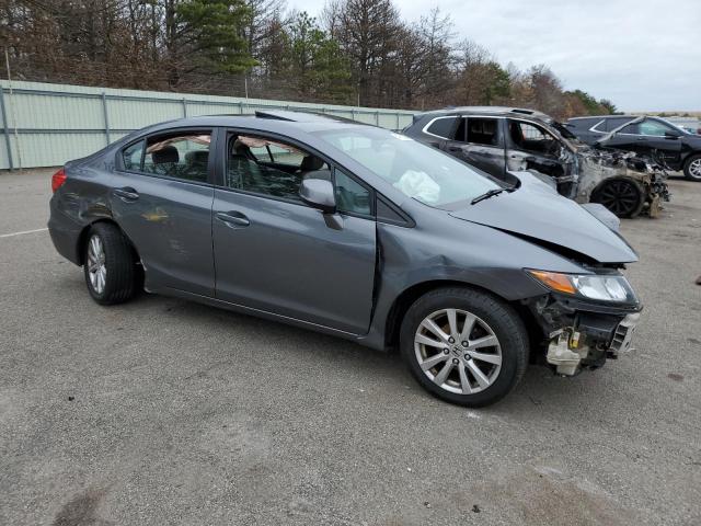19XFB2F91CE347208 - 2012 HONDA CIVIC EXL ნაცრისფერი ფოტო 4
