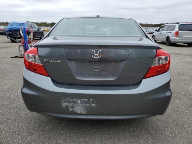 19XFB2F91CE347208 - 2012 HONDA CIVIC EXL ნაცრისფერი ფოტო 6