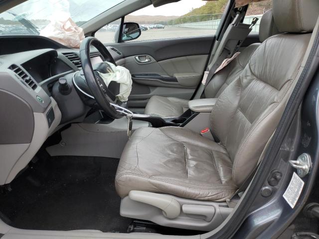 19XFB2F91CE347208 - 2012 HONDA CIVIC EXL ნაცრისფერი ფოტო 7