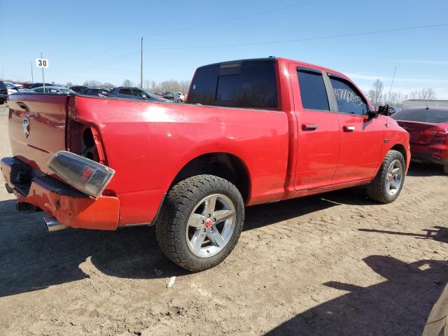 1C6RD7HT8CS129395 - 2012 DODGE RAM 1500 SPORT RED photo 3