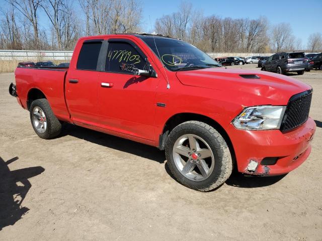 1C6RD7HT8CS129395 - 2012 DODGE RAM 1500 SPORT RED photo 4