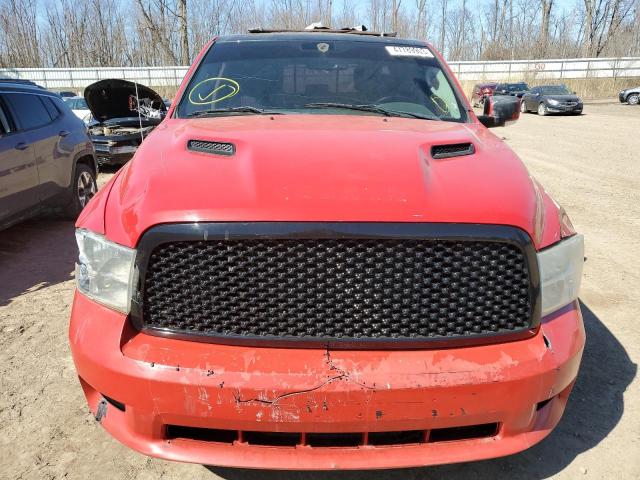 1C6RD7HT8CS129395 - 2012 DODGE RAM 1500 SPORT RED photo 5