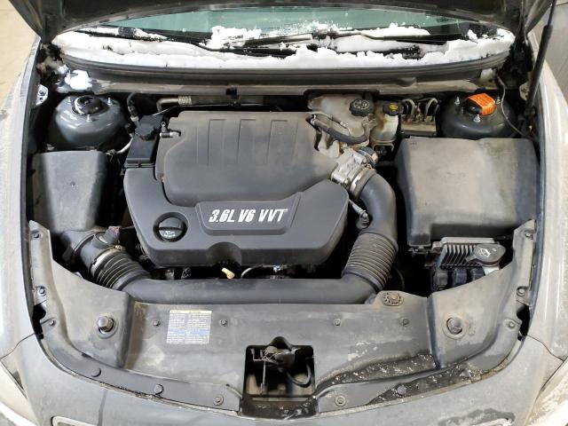 1G1ZK57799F158597 - 2009 CHEVROLET MALIBU LTZ ნაცრისფერი ფოტო 11