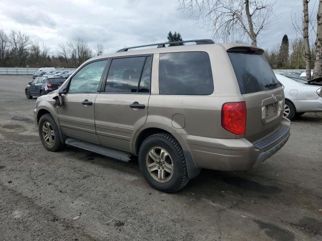 2HKYF18573H575744 - 2003 HONDA PILOT EXL BEIGE photo 2