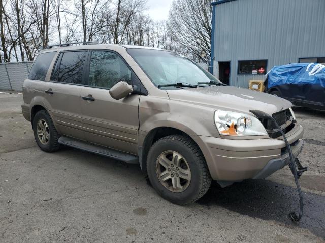 2HKYF18573H575744 - 2003 HONDA PILOT EXL BEIGE photo 4