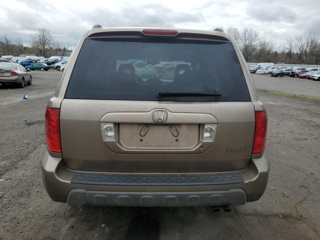 2HKYF18573H575744 - 2003 HONDA PILOT EXL BEIGE photo 6