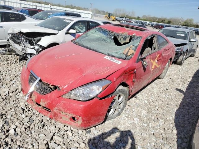 4T1CE30P87U757501 - 2007 TOYOTA CAMRY SOLA SE RED photo 1